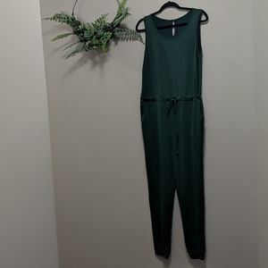 Green pant romper